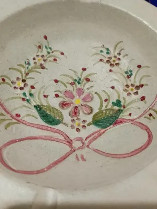 Posacenere ceramica dipinto a mano