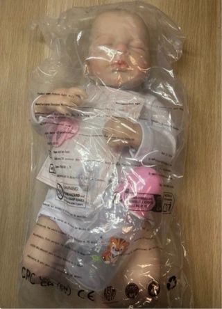 Muñeca Bebé Reborn Silicona Vinilo 50cm