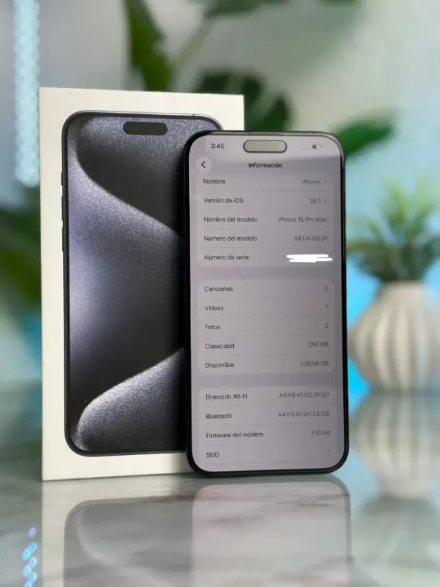 iPhone 15 Pro Max 256GB Fattura