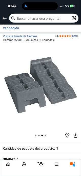 Calzas/cuñas Fiamma para autocaravana o camper