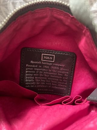 Bolso bandolera Tous Gris