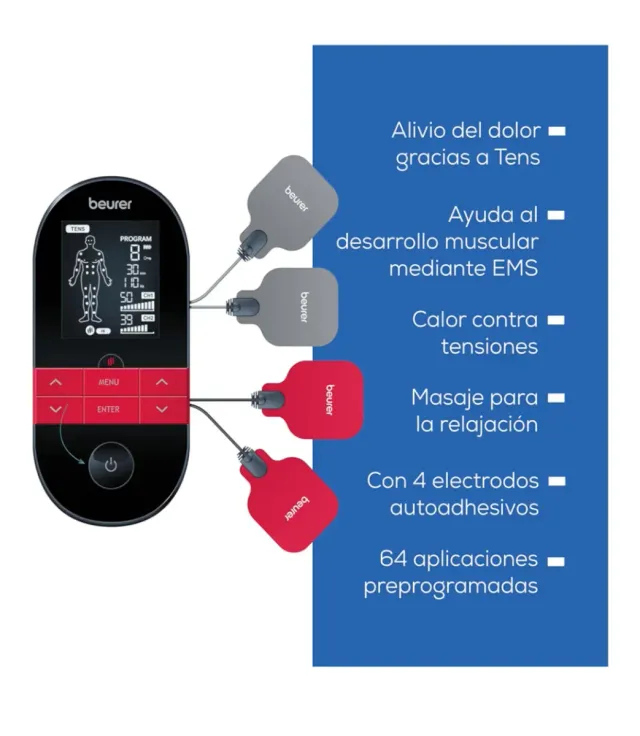 Beurer EM 59 heat Electroestimulador TENS/EMS