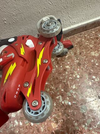 Patines Cars Talla Ajustable