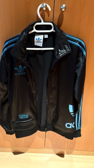 Chándal Adidas Negro y Azul