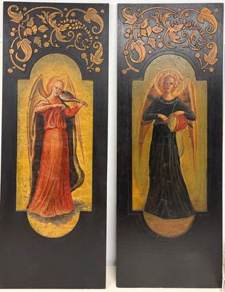 Set 2 Cuadros Antiguos Ángel