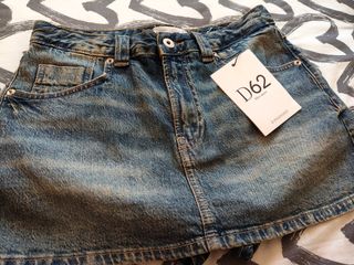 Falda pantalón D62 azul