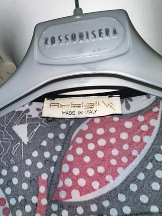 Abito fantasia geometrica Artigli Made in Italy