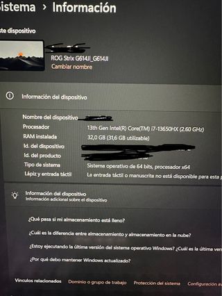 ASUS ROG Strix G16 RTX 4070 32GB RAM