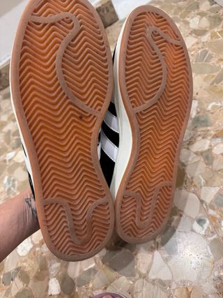 Zapatillas Adidas Campus Negras y Blancas