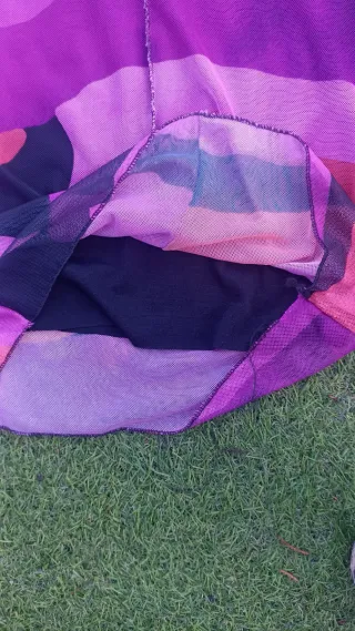 Vestido camuflaje morado s/m