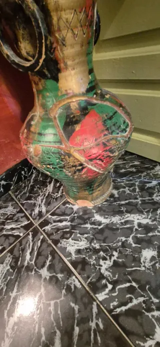 Jarrón Cerámica Multicolor