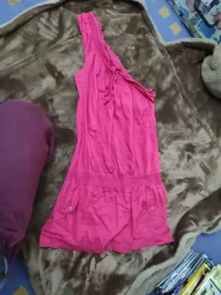 Vestido Bershka rosa talla M