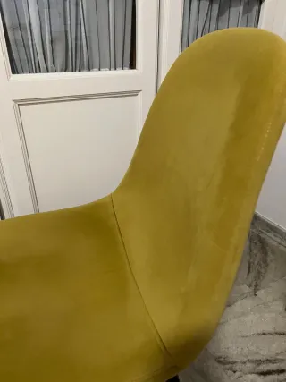 Silla Terciopelo Mostaza Maison du monde