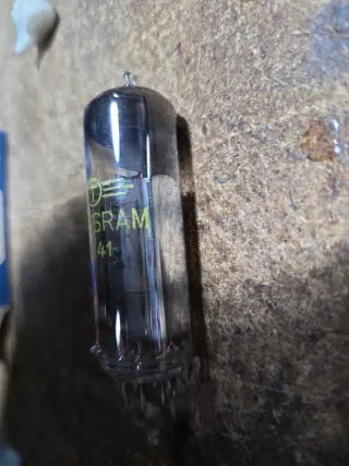 Válvula UL41 radio antigua de valvulas