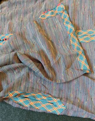 Túnica árabe azul y verde