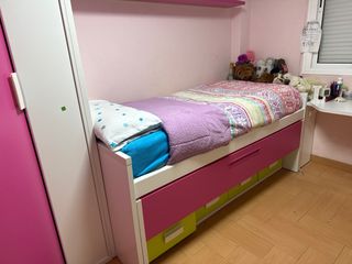 Dormitorio juvenil completo cama nido