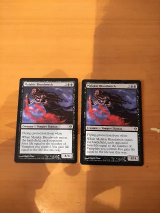 Mtg Bruja sangrienta de Malakir x2