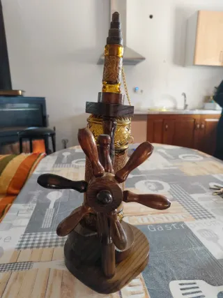 Botellero madera antiguo