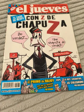 Revista El Jueves nº 1588 (2007) – Humor político