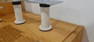 Patas Ikea 8 cm (Plástico Blanco)