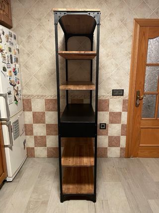 Estantería Vintage Metal y Madera