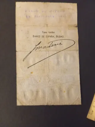 Billete 5 Pesetas 1936 Banco de España