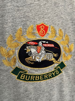 Camiseta Burberry Gris Talla S
