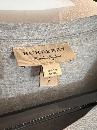 Camiseta Burberry Gris Talla S