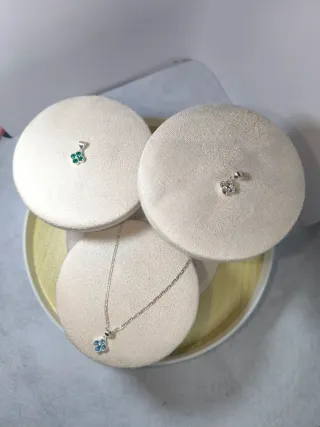 Collar Plata 925 con Piedra Azul