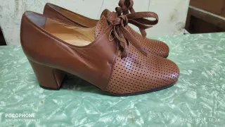 Scarpe polacchine in pelle cuoio