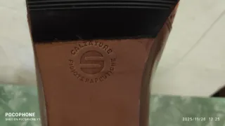 Scarpe polacchine in pelle cuoio