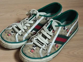 Zapatillas Gucci Mickey Mouse Beige Multicolor