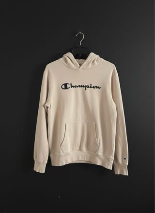 Felpa Champion Beige con Cappuccio