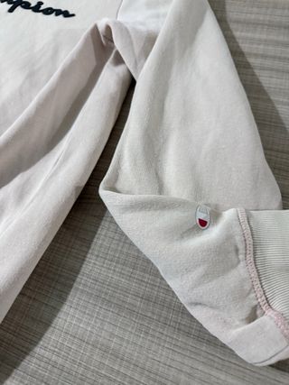 Felpa Champion Beige con Cappuccio