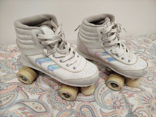 Patines Oxelo Quad 100 Lila T36