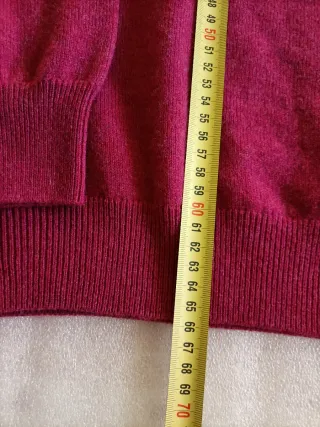 Jersey Mirto 100% lana lambswool M rosa frambuesa