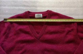 Jersey Mirto 100% lana lambswool M rosa frambuesa