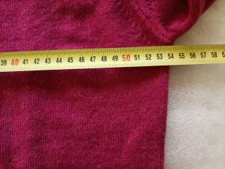 Jersey Mirto 100% lana lambswool M rosa frambuesa