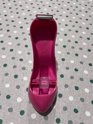 Dispensador Celo Zapato Tacón Rosa