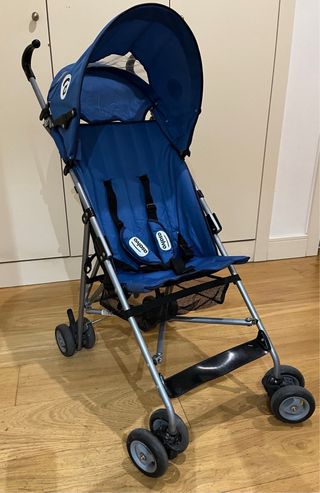 Silla de paseo Asalvo, para bebé en color azul
