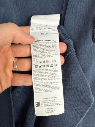 Felpa blu Stone Island