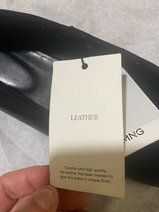 Bailarinas piel Mango Talla 40