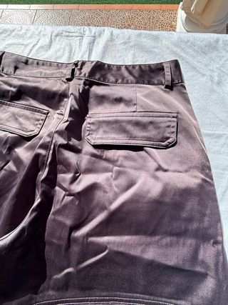 Pantalón mujer gris con bolsillos