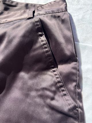 Pantalón mujer gris con bolsillos