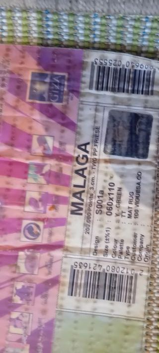 Conjunto 3 alfombras verdes