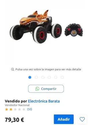 Coche Radio Control Hot Wheels Tiburón