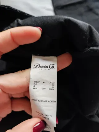 Pantalón vaquero skinny negro hombre