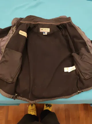 Chaqueta Columbia 3 en 1 Vertex Negra/Gris