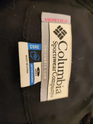 Chaqueta Columbia 3 en 1 Vertex Negra/Gris