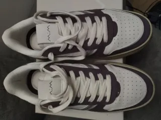 Zapatillas Mim Morado/Blanco